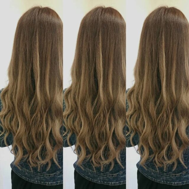 今日久々の美容室に！
カラーもして軽くすいて長くしたかったからエクつけた！
だいくんいつもいつもありがとうございますm(*_ _)m